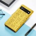 thumbnail image 6 of for Google Pixel 6A Wallet Case, Cat Dog Cartoon Cute Style with ID Card Holder PU Leather Flip Phone Cover Case for Google Pixel 6A MG Yellow, 6 of 14