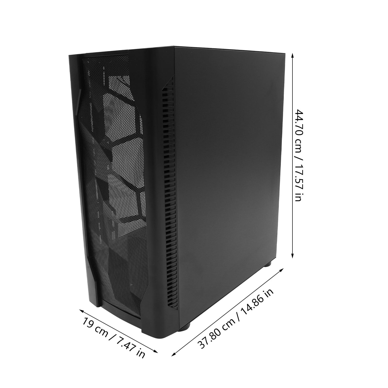 PENIKOKO Computer Cases ATX Motherboard Computer Case Steel Large Storage Space Dustproof 1Pack