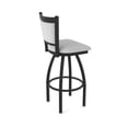 thumbnail image 2 of 870 Hadleigh 36" Swivel Bar Stool with Black Wrinkle Finish and Graph Alpine Seat and Back, 2 of 5