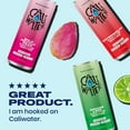 thumbnail image 4 of Caliwater Organic Cactus Water Variety Pack Wild Prickly Pear, Ginger Lime, Watermelon, Coconut Water Alternative, Natural Plant Based Hydration, Skin Care, Electrolyte Drinks, 12-Pack 12oz/can, 4 of 12