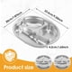 thumbnail image 4 of Platos divididos de acero inoxidable. Bandejas de comida divididas para niños. Platos para la cena para bebés, niños pequeños y niños. Forma de coche. Seguro, divertido, no tóxico. Lindo plato de comi, 4 of 9