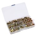 thumbnail image 2 of 150 unids/caja Tuerca de remache chapada en zinc mezclado Tuerca de remache roscada Tuerca de inserción Juego M4-M10 VoborMX herramienta, 2 of 8