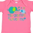 thumbnail image 4 of Inktastic My Gramps Loves Me- Cute Elephants Boys or Girls Baby Bodysuit, 4 of 5