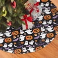 thumbnail image 3 of Christmas Tree Skirt 36" cute halloween (3) Xmas Tree Skirts Mat for New Year Holiday Christmas Party Decorations, 3 of 5