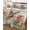 Light Beige, variant on Quilts Queen Size Bedding Set, Easter Rabbit Reversible Summer Quilt 3 Pieces, Spring Tulips Flowers Leaves Botanical Retro Lightweight Bedspreads Coverlets with 2 Pillow Shams for All Seasons