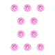 thumbnail image 1 of Cateissary Flores de papel Decoraciones florales para la pared Artesanía Fondo decorativo Guardería para la decoración de la fiesta de aniversario Rosa Rosa 20cm 10piezas Cateissary CBP304060, 1 of 5