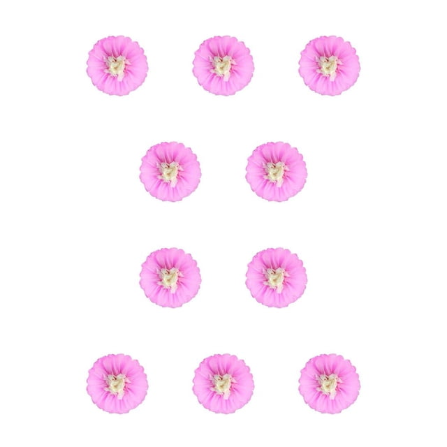 Billuyoard Flores de papel Decoraciones florales para pared Fondo decorativo hecho a mano Flores de boda para decoración de fiesta de aniversario Rosa 20cm 10piezas