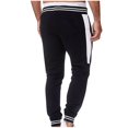 thumbnail image 4 of Puntoco Pantalones casuales largos para hombre Pantalones casuales de moda para hombre con bolsillos de color empalmado y cuerda elástica Pantalones deportivos para fitness, 4 of 5