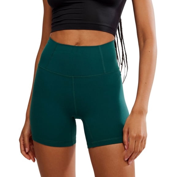 Free People Women's Never Better Bike Shorts Evergreen Size Large