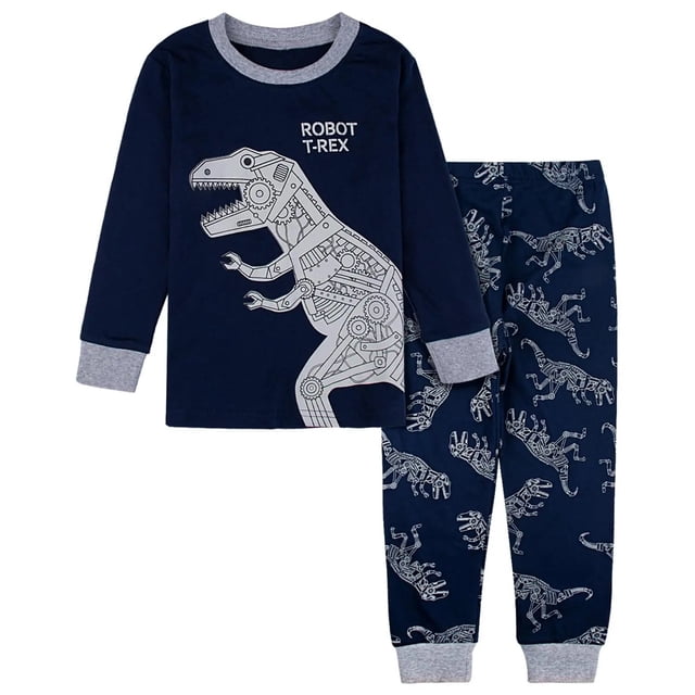 Pijamas de Navidad para niños, Pijamas de Cosplay de Papá Noel, ropa de dormir de elfo verde, Pijamas de dinosaurio para niños, Pijamas de algodón para Halloween