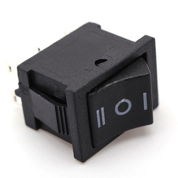 6Pin DPDT ON-OFF-ON 3 Position Snap in Rocker Switch 6A250V 10A125V Di 