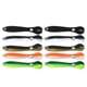 thumbnail image 1 of Eigraketly Cebo biónico Señuelos artificiales Aparejos de pesca Faux multicolor Colorido Profesional Tamaño compacto Señuelos de natación Pescar 5 colores/10 piezas 7cm, 1 of 1