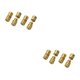 thumbnail image 2 of Qarigey 100 piezas estilo vintage collar conector tobillera brazalete cilindro cierre joyería encontrar artesanía oro Oro 2Conjunto, 2 of 6