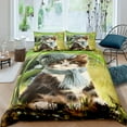 thumbnail image 1 of Exclusive quilt cover for hot cat fans, lovely and warm Bedding Duvet Cover Bedding Set Pillowcase Polyester Fibre Microfibre Cute Cat 3D Digital Printing Bed Linen Pillowcases, 1 of 6
