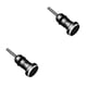 thumbnail image 2 of Seitruly Enchufe antipolvo para auriculares, interfaz Jack de 3,5mm, tarjeta de teléfono antimóvil, Pin de tarjeta de recuperación para negro 2piezas, 2 of 6