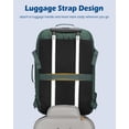 thumbnail image 3 of Mochila de viaje Hynes Eagle 38L para ordenador portátil de 15 pulgadas para mujeres y hombres, color verde, 3 of 8