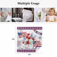 thumbnail image 5 of 250th Anniversary Cloth Napkins, Independence Day Floral Wooden Washable and Reusable Dinner Napkins Set of 6, Table Napkin for Kitchen Party Birthday Wedding Hotel Housewarming 20"x20", 5 of 9