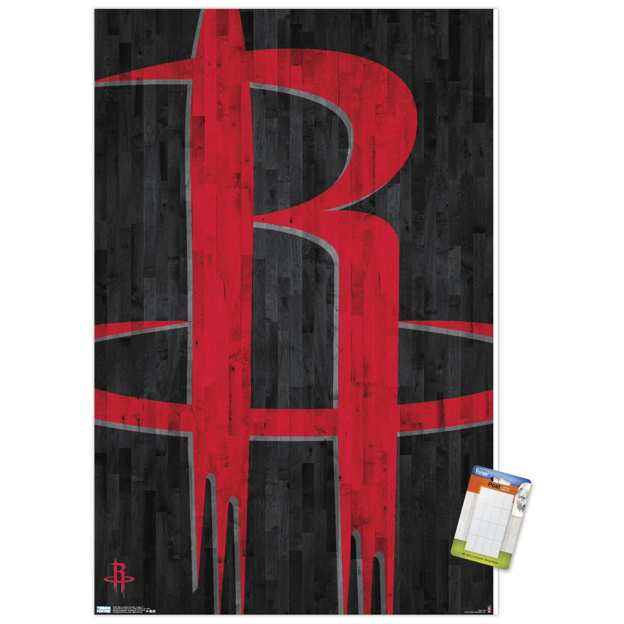 NBA Houston Rockets - Logo 19 Wall Poster, 14.725" x 22.375"