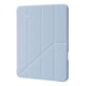 thumbnail image 3 of Funda universal azul oscuro para iPad Pro de 12,9 pulgadas 2021/2020/2018 con función de encendido y apagado inteligente, soporte Origami, piel y acrílico de primera calidad, 3 of 4