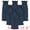 Dark Navy, variant on Unique Bargains Elegant Single Wine Bottle Gift Bags with Handles Wine Red 5.9" x 13.8"