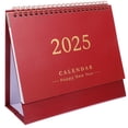 thumbnail image 1 of WORGEOUS Mini calendario de escritorio 2025, calendario de mesa pequeño, mini calendario diario, calendarios planificadores mensuales para uso en el hogar, oficina, escuela, negocios, 1 of 9