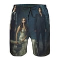 thumbnail image 4 of Vampire Diaries Fantasy Men's Beach Shorts Swim Trunks Casual Quick Dry Board Shorts Swimwear with Mesh Lined and Pockets, 4 of 8