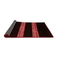 thumbnail image 2 of Ahgly Company Indoor Square Abstract Red Modern Area Rugs, 5' Square, 2 of 4