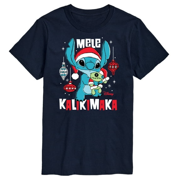 Lilo & Stitch - Mele Kalikimaka - Men's Short Sleeve Graphic T-Shirt