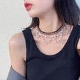 thumbnail image 3 of Collier Ras du Cou en Dentelle pour Femmes Collier Délicat en Fausse Perle Collier Gothique Lolita, 3 of 10