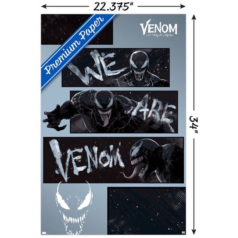 MARVEL We Are Venom 4枚セット Marvel Venom: Let There be Carnage - We Are Venom Bars - Walmart.com
