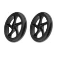 thumbnail image 2 of 1 par de ruedas para patinete eléctrico, silenciosas, modificadas, con neumáticos reacondicionados, carga máxima de 330 lb Negro, 2 of 9