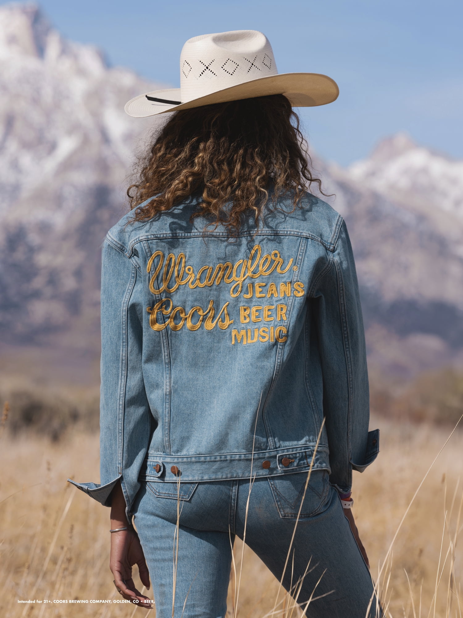 Wrangler® x Coors® Embroidery Denim Jacket