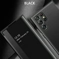 thumbnail image 2 of Flip Case for Samsung Galaxy S23 Ultra, Clear View Window Lychee Pattern PU Leather Folio Cover with Magnetic Closure Shockproof Full Protection Case for Samsung Galaxy S23 Ultra, Black, 2 of 9