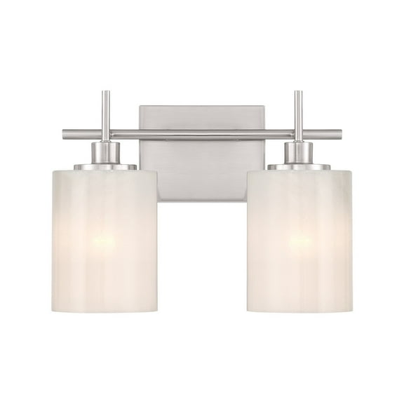Bathroom Vanity Light in Brushed Nickel