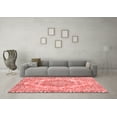 thumbnail image 3 of Ahgly Company Machine Washable Indoor Rectangle Abstract Red Modern Area Rugs, 4' x 6', 3 of 4