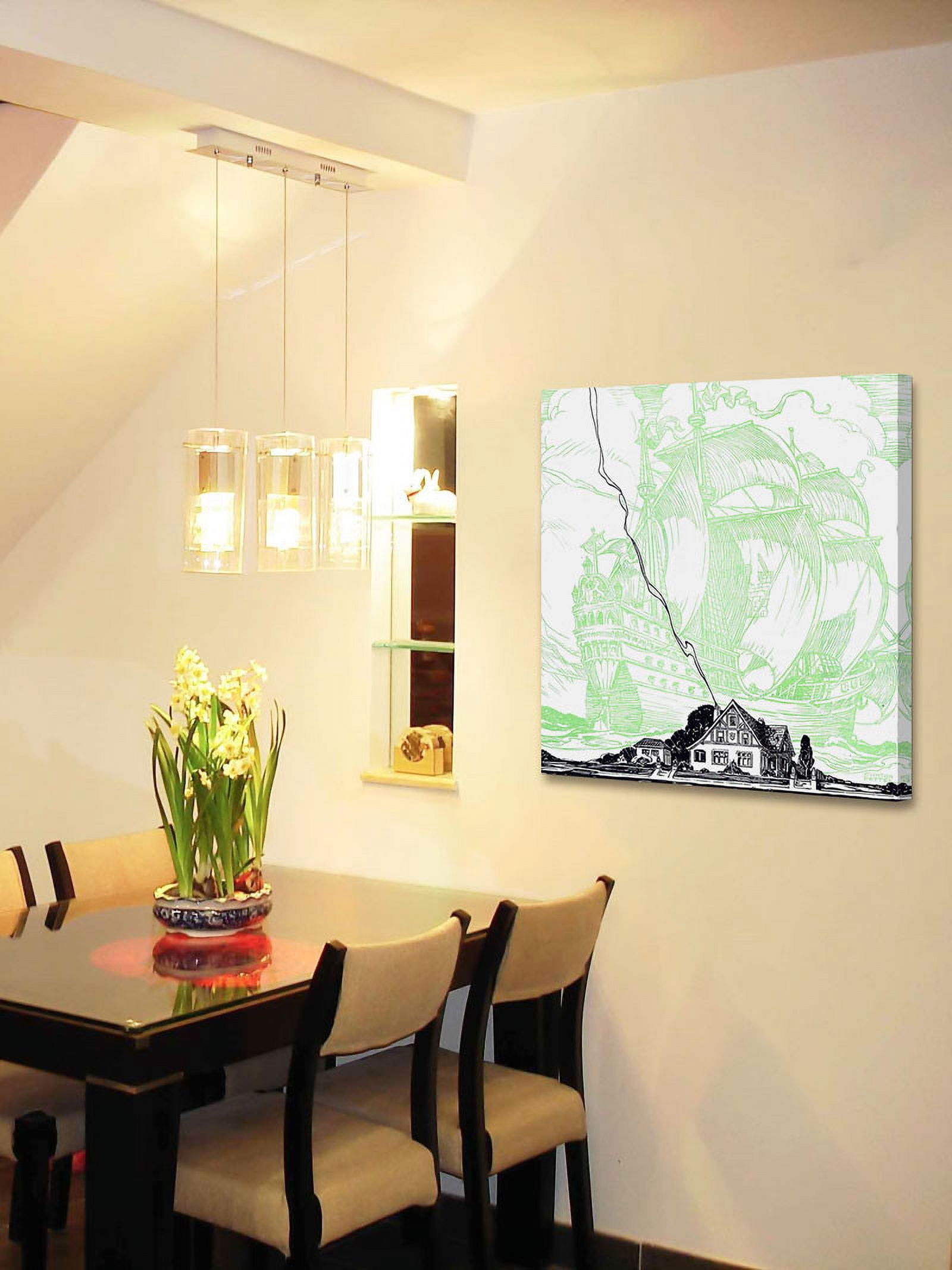 "The Calm Before the Storm" Painting Print on Canvas