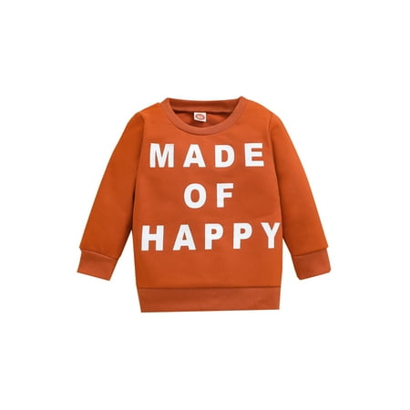 

Binpure Children’s Fashion Letter Round Neck Long Sleeve Pullover Sweatshirt