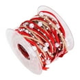 thumbnail image 2 of Ribbon,Christmas Ribbon 3.0cm/1.2in Wide Gift Ribbon Red Ribbon Finest Materials, 2 of 14