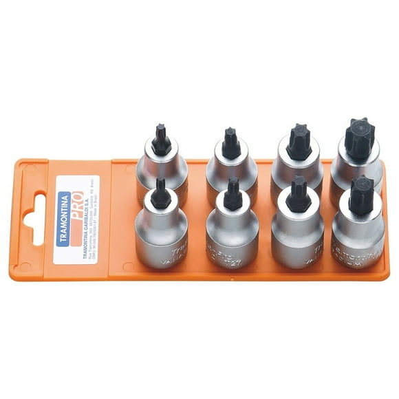 Juego de Dados de Punta Trafix 1/2 pulg. Tramontina PRO 8 Piezas