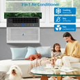 thumbnail image 4 of Riedhoff 8000 BTU Window Air Conditioner U-Shaped, Window Ac Air Units,Cools up to 350 Sq. ft,White, 4 of 7