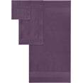 thumbnail image 2 of Juego de toallas Utopia Towels, 8 piezas, 100% algodón hilado en anillos, color ciruela, 2 of 8