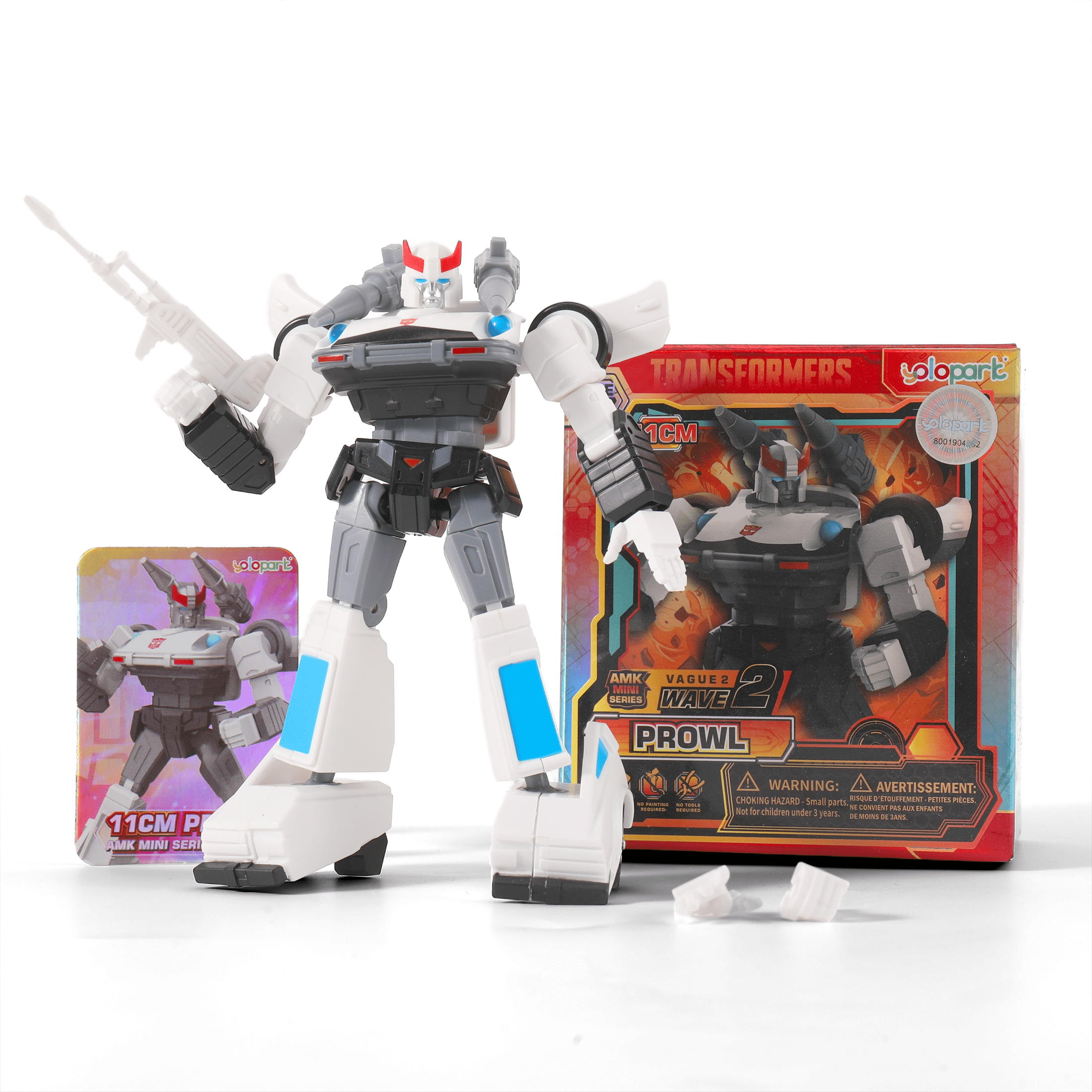 YOLOPARK Transformers Toys, Transformers G1 Action Figures Toy, Mini Autobot Series Model Kit Toys for Kids Age 8+,4.33"