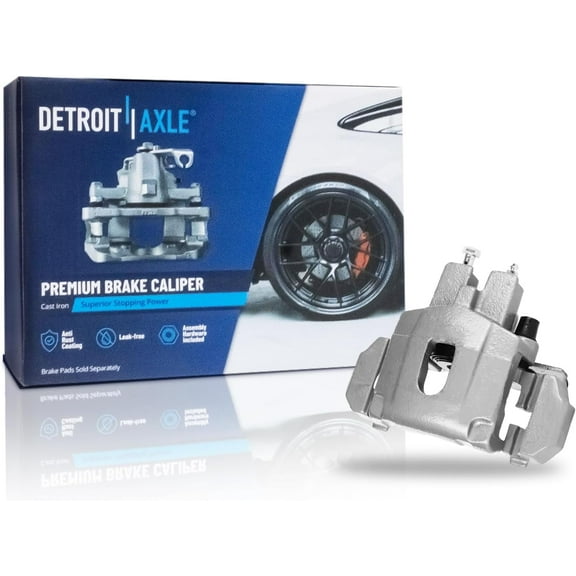 Detroit Axle - Rear Left Brake Caliper with Bracket Replacement for 1999 2000 2001 2002 2003 2004 Jeep Grand Cherokee