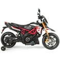 thumbnail image 5 of Gymax 12V Licensed Kids Ride On Motorcycle w/ Headlight Training Wheel Red, 5 of 9