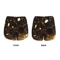 thumbnail image 5 of Picia Classical Golden Casino Pattern Women's 2 in 1 Athletic Running Shorts High Waisted Workout Casual Gym Sweat Shorts with Comfy Liner Zipper Pockets-X-Large, 5 of 9