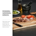 thumbnail image 3 of Cole & Mason Berden Cutting, Chopping, Serving & Carving Board, Acacia Wood 8.5" x13.5", 3 of 7