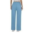 thumbnail image 3 of Womens Sweatpants 2025 Fall Baggy Wide Leg Sweatpant Fleece Lined Straight Leg Sweat Pants Royal Blue S, 3 of 4