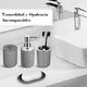 thumbnail image 5 of "Set De Baño Accesorios Con Cortina 8 Pzs Plastico Completo Lab.G Gris ", 5 of 5