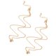 thumbnail image 1 of Collar de Clavícula de Cadena Corta Simple de 2 Piezas Colgante de de Amor Pequeño Colgante de Oro Fernando Collar con colgante de amor, 1 of 8