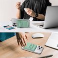 thumbnail image 4 of Visland Magnetic Wallet Phone Holder 3 Cards Secure Stand Slot Card Holder for IPhone Multi-Functional Adjustable Phone Stand for MagSafe Cases, 4 of 8